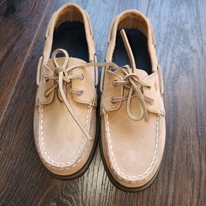 Boys Leather Sperry Boat Shoes